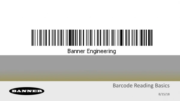 Barcode Reading Basics