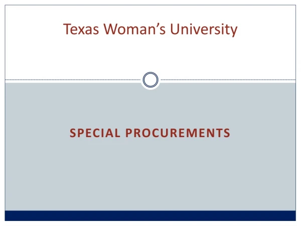 Texas Woman’s University