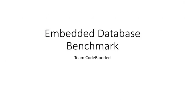 Embedded Database Benchmark