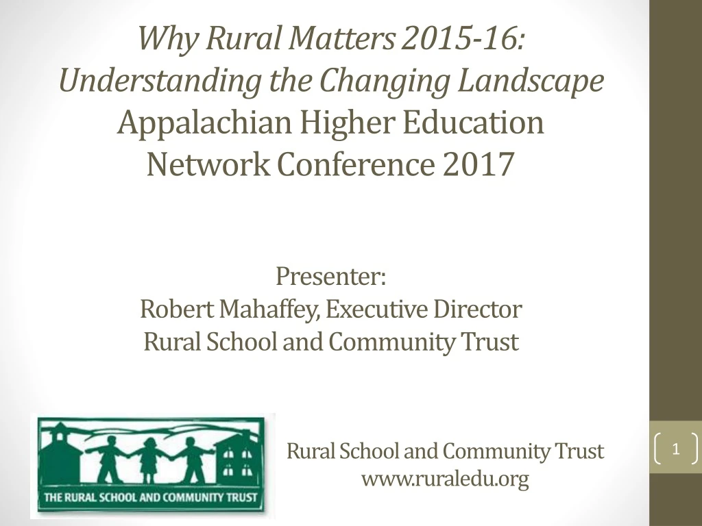 why rural matters 2015 16 understanding