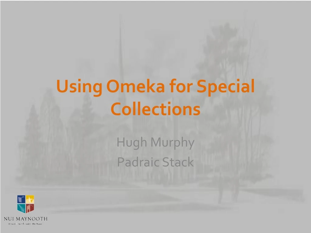 using omeka for special collections