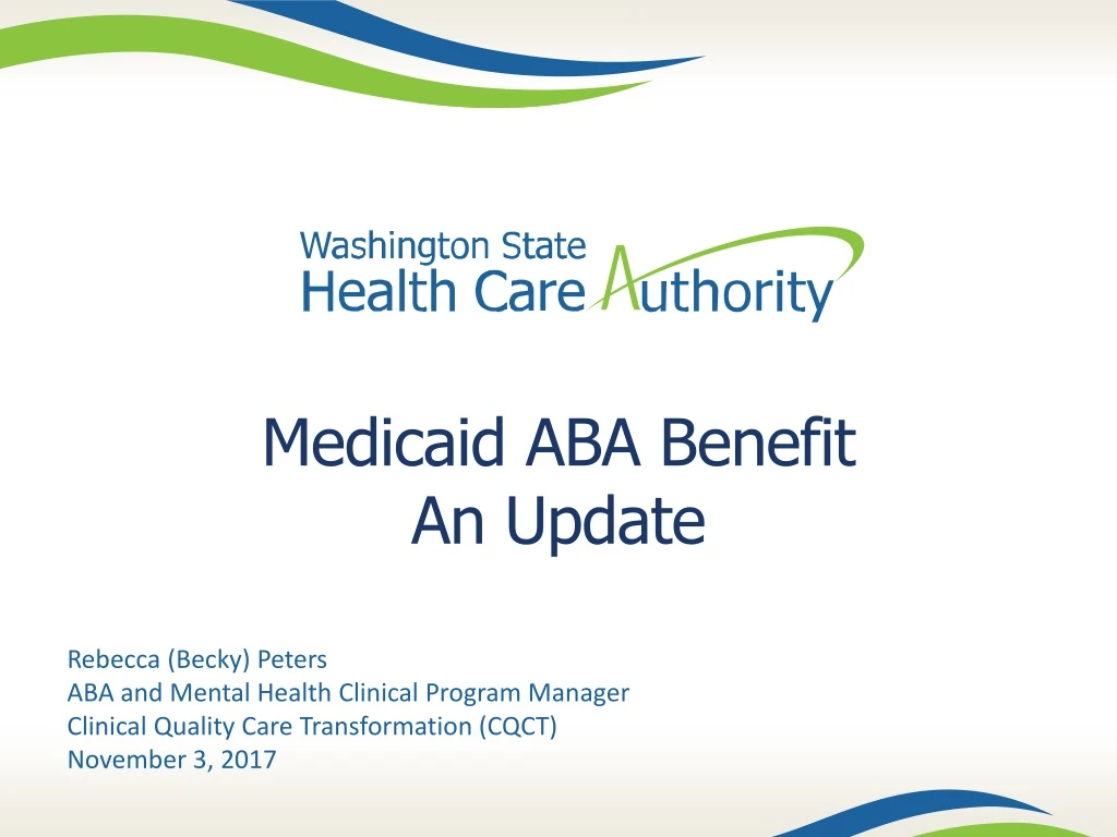 medicaid aba benefit an update