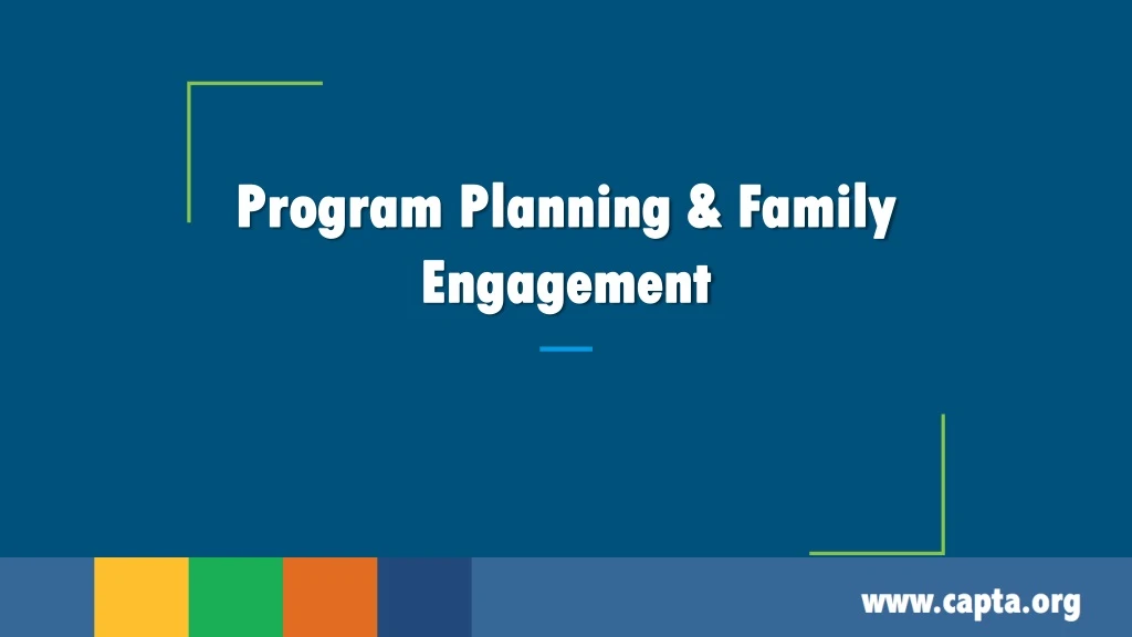 program planning family engagement
