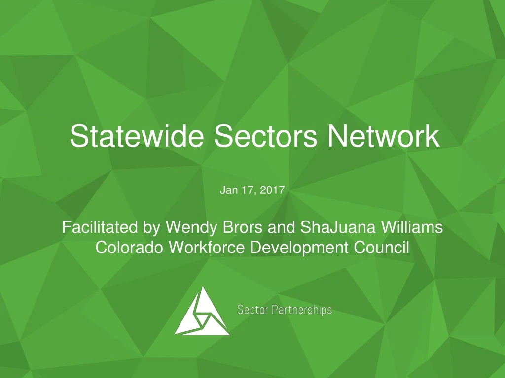 statewide sectors network