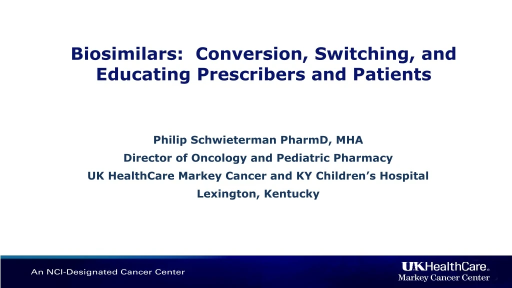 biosimilars conversion switching and educating prescribers and patients