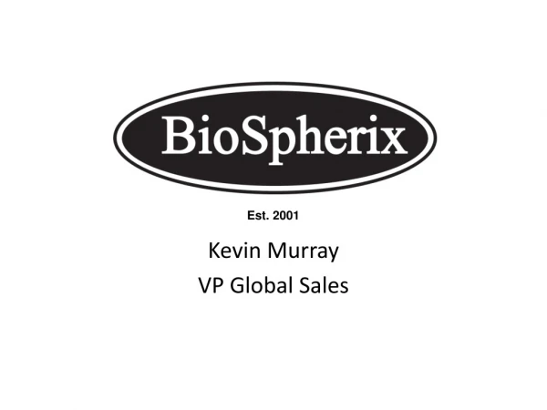 Kevin Murray VP Global Sales