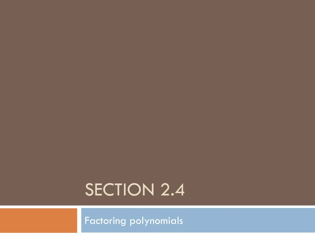 section 2 4