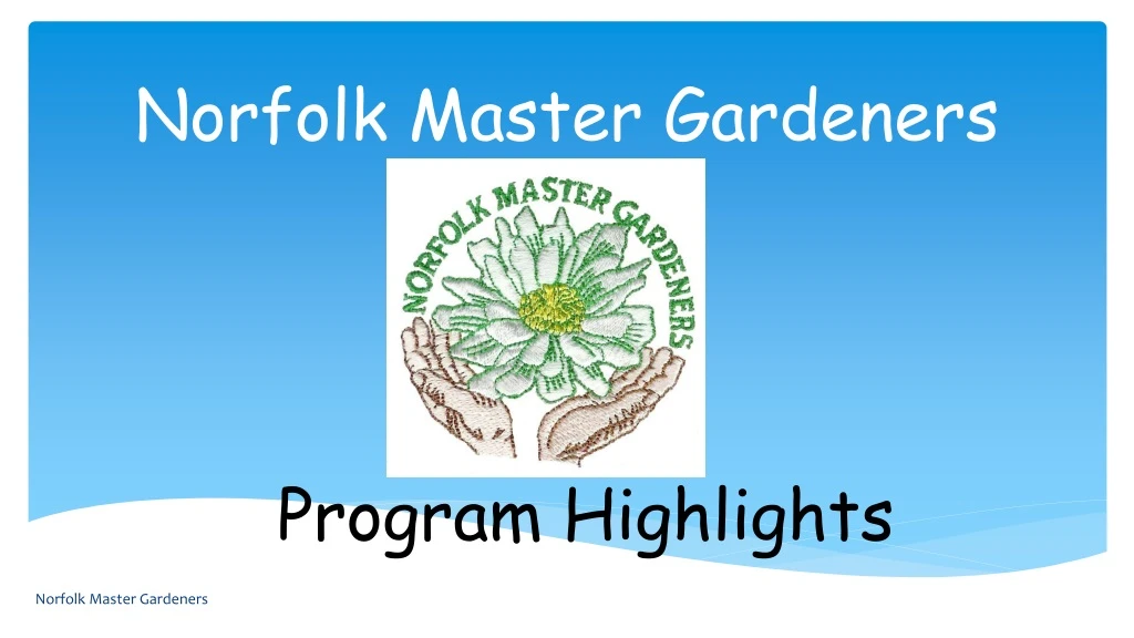 norfolk master gardeners