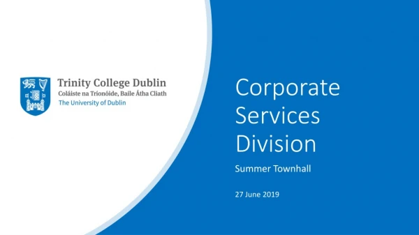 Corporate Services Division