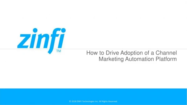 How to Drive Adoption of a Channel Marketing Automation Platform