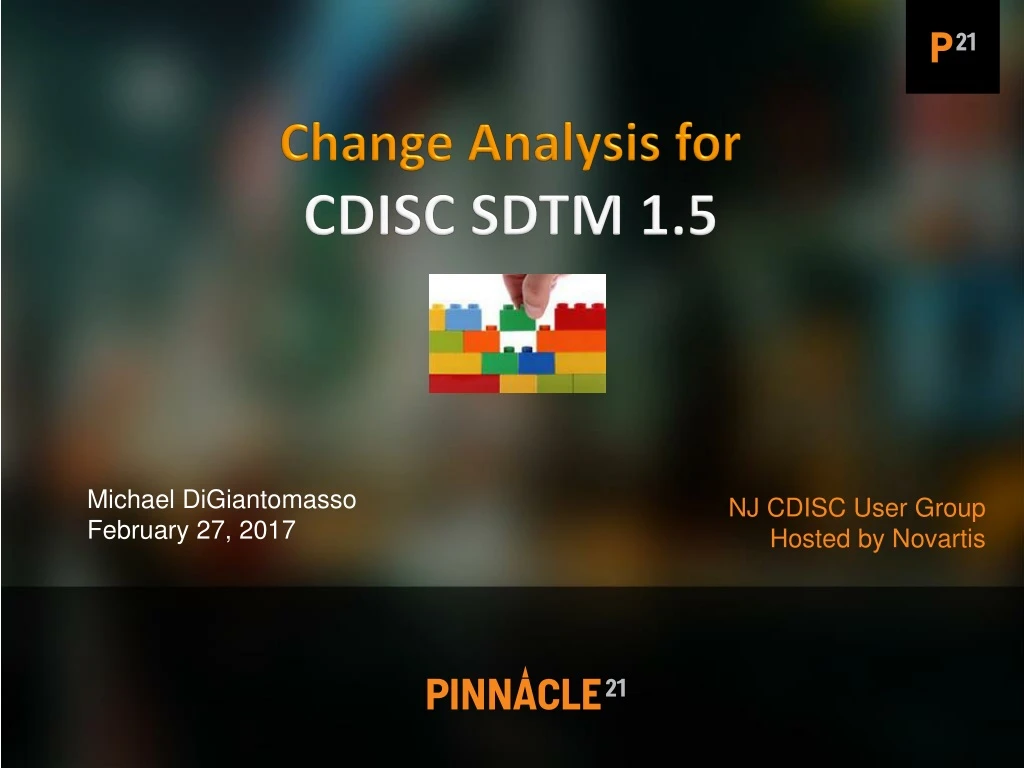 change analysis for cdisc sdtm 1 5