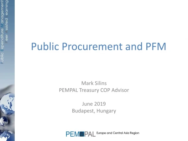 Public Procurement and PFM