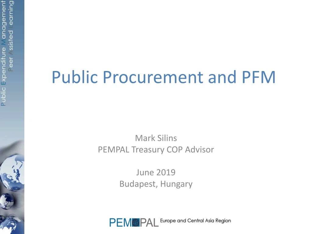 public procurement and pfm