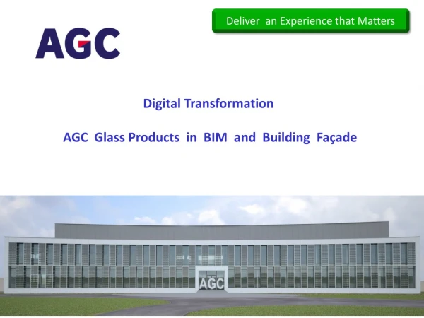 Digital Transformation AGC Glass Products in BIM and Building Façade