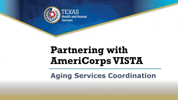 Partnering with AmeriCorps VISTA