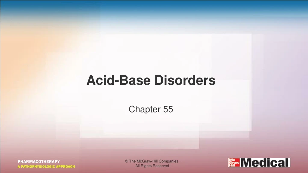 acid base disorders chapter 55