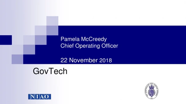 Pamela McCreedy Chief Operating Officer 22 November 2018