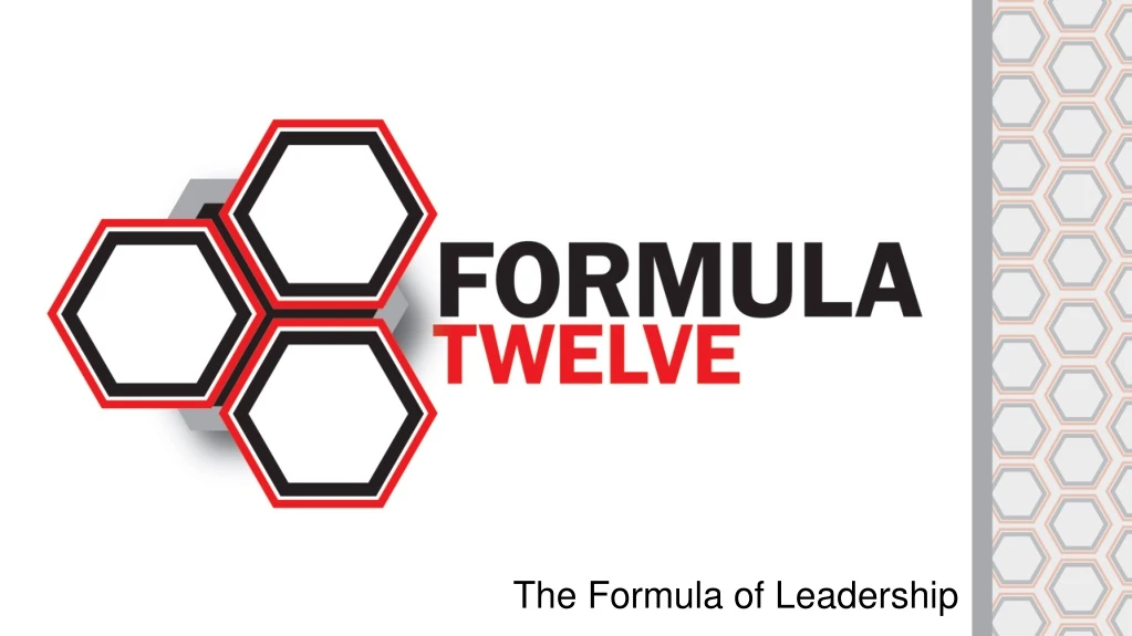 the formula of leadership