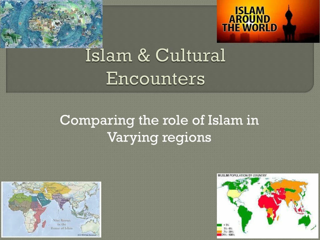 islam cultural encounters