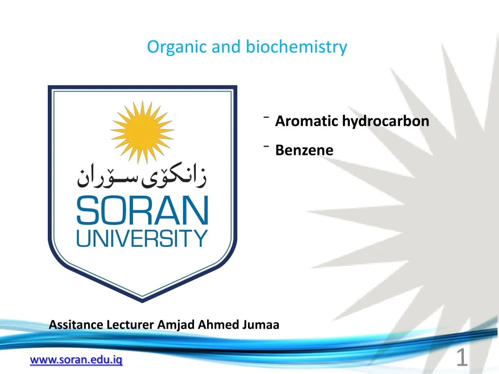 organic and biochemistry