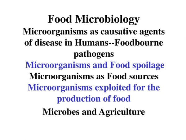 What is microbiology
