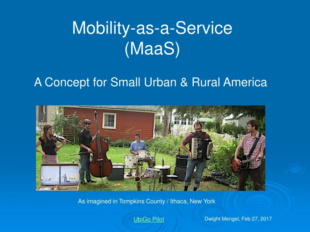 mobility as a service maas