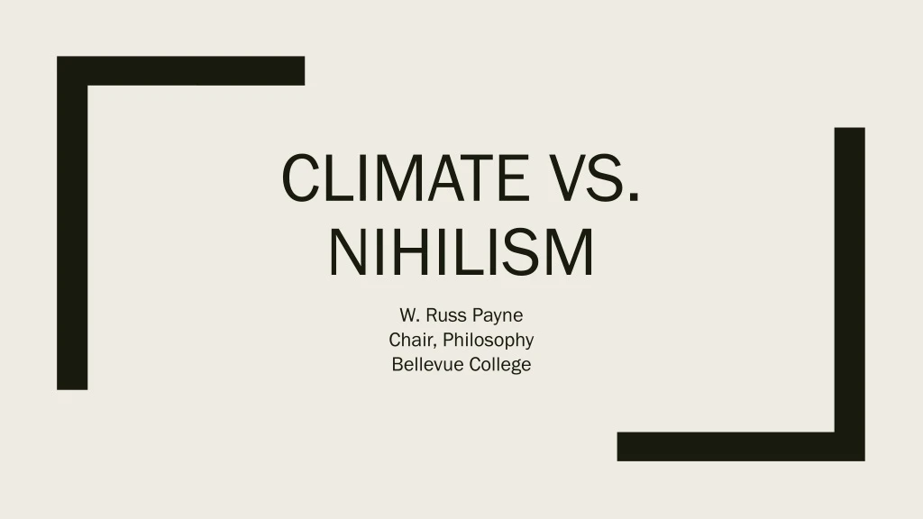 climate vs nihilism