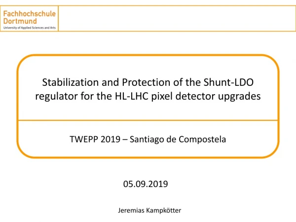 Stabilization and Protection of the Shunt-LDO regulator for the HL-LHC pixel detector upgrades