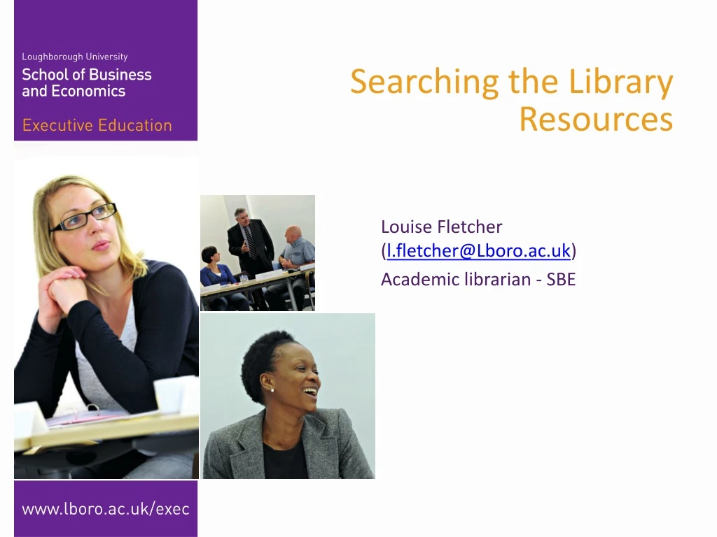 searching the library resources
