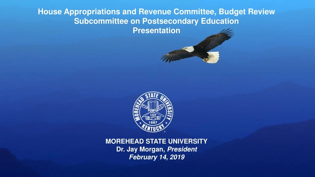 house appropriations and revenue committee budget