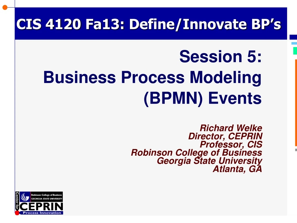 session 5 business process modeling bpmn events