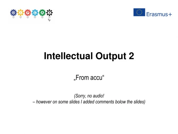 Intellectual Output 2