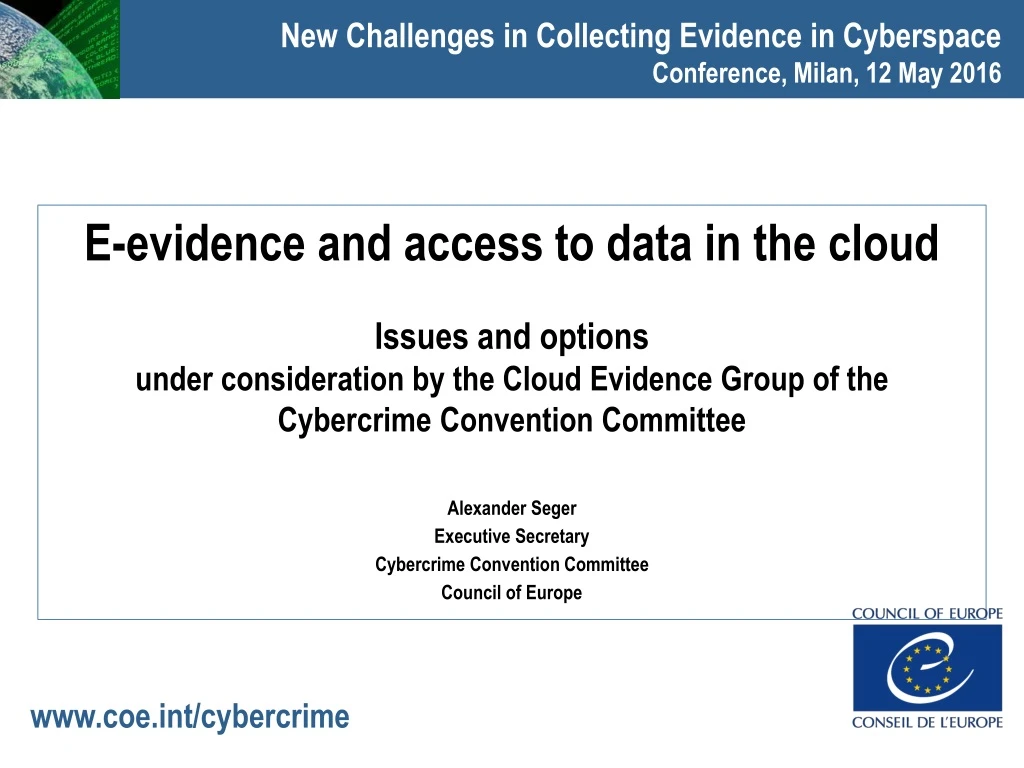new challenges in collecting evidence