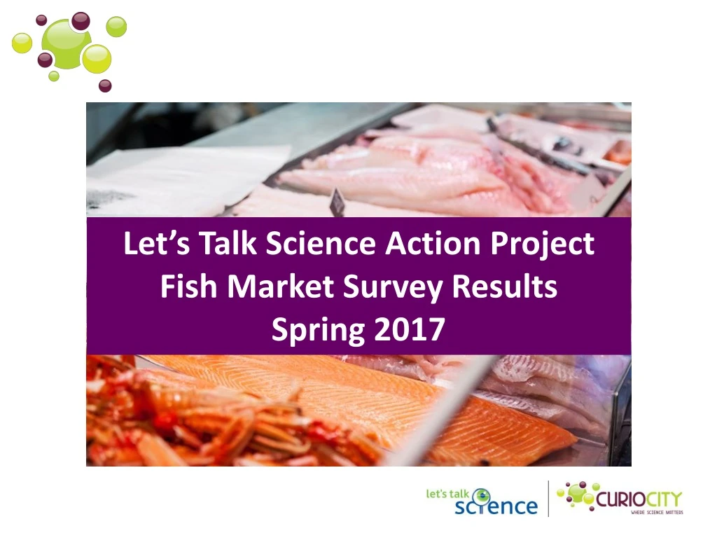 let s talk science action project fish market