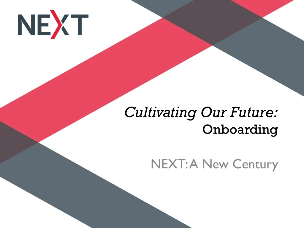 cultivating our future onboarding