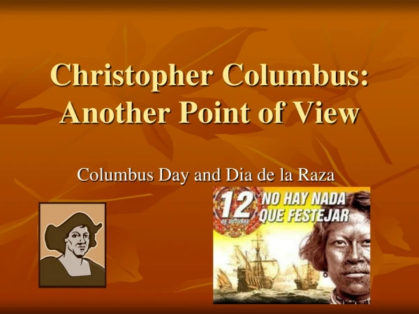 Christopher Columbus: Another Point of View