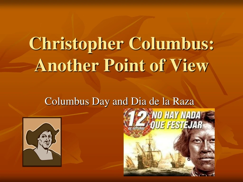christopher columbus another point of view