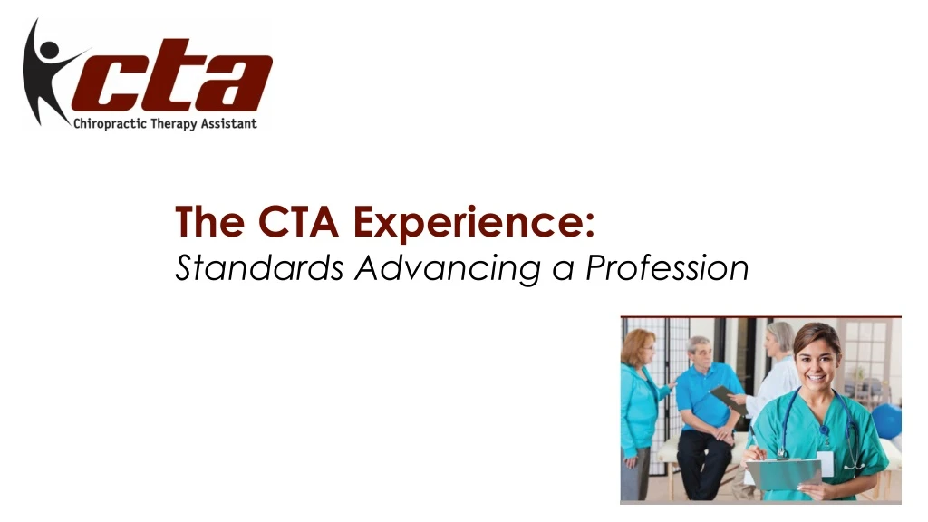 the cta experience standards advancing