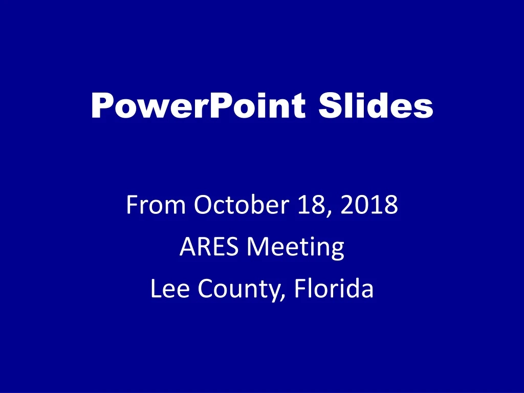 powerpoint slides