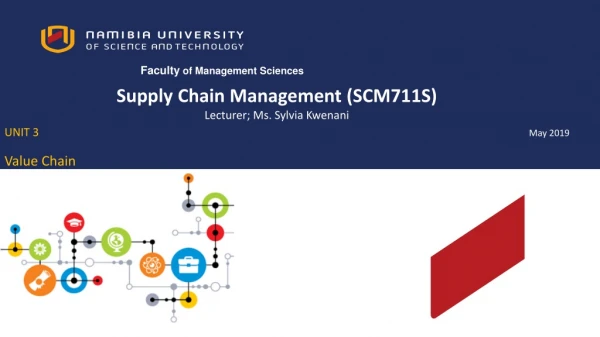 Supply Chain Management (SCM711S) Lecturer; Ms . Sylvia Kwenani