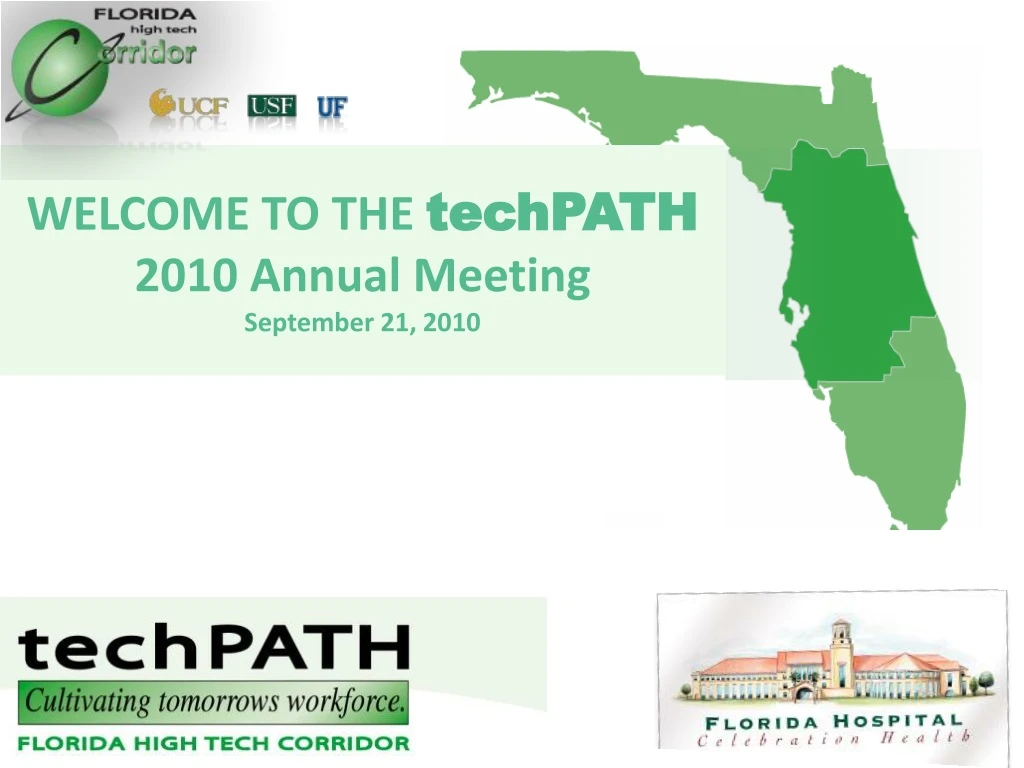 welcome to the techpath 2010 annual meeting