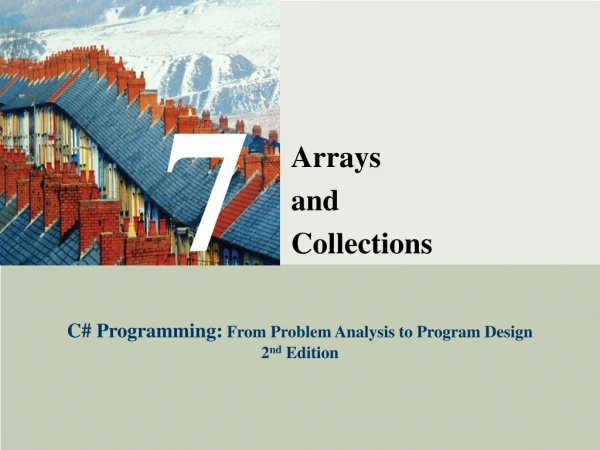 Arrays and Collections