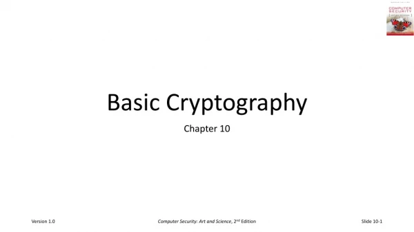 Basic Cryptography