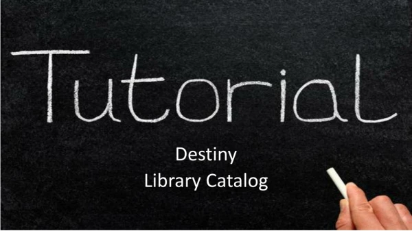 Destiny Library Catalog