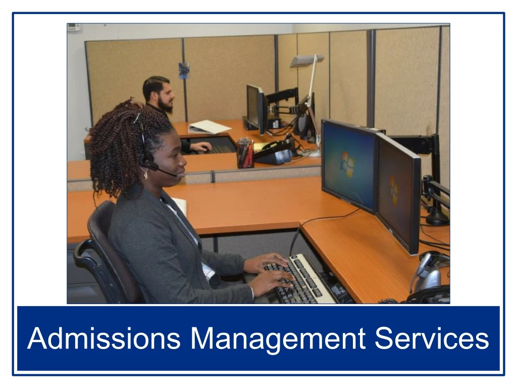 admissions management services