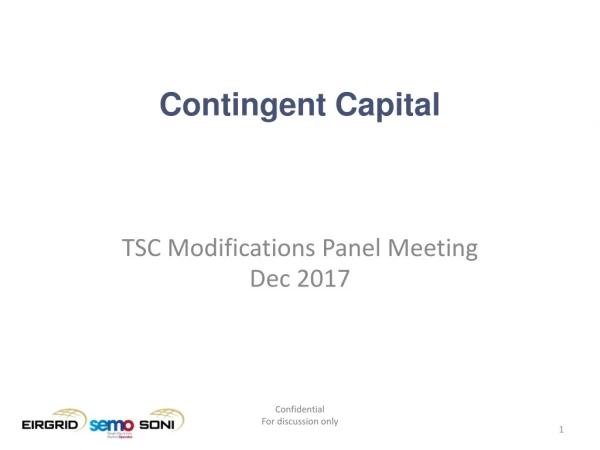 TSC Modifications Panel Meeting Dec 2017