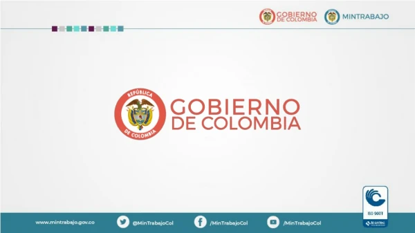 MINISTRY OF LABOR OF COLOMBIA