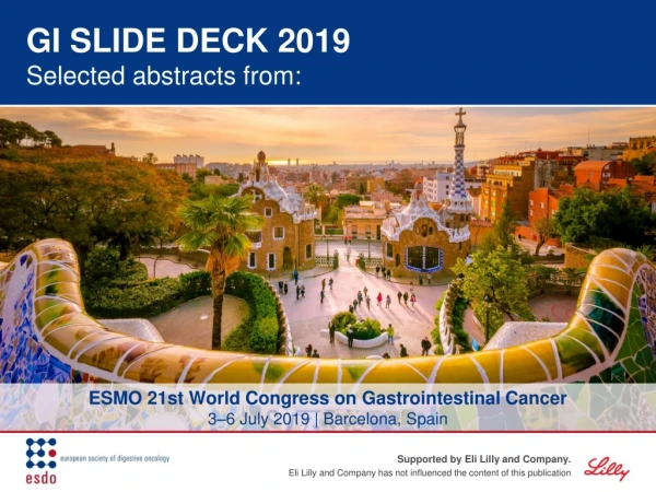 GI SLIDE DECK 2019 Selected abstracts from: