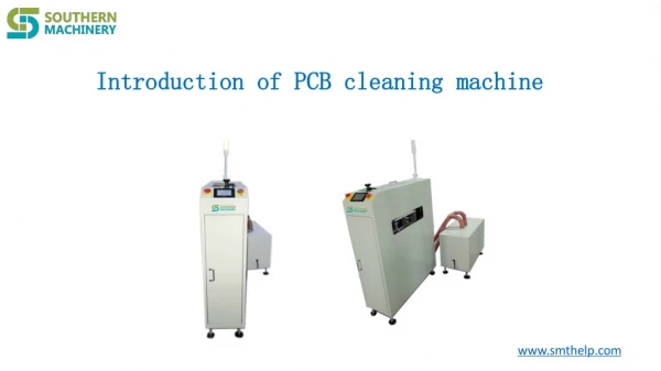 Introduction of PCB cleaning machine