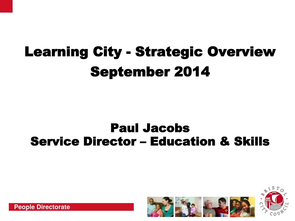 learning city strategic overview september 2014